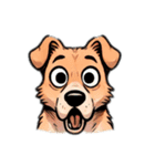 色々な感情の犬（個別スタンプ：4）