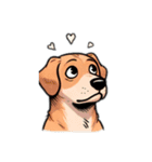 色々な感情の犬（個別スタンプ：6）