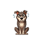 色々な感情の犬（個別スタンプ：10）
