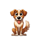 色々な感情の犬（個別スタンプ：14）