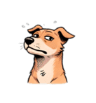 色々な感情の犬（個別スタンプ：15）