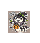 爬虫類のハロウィーン（個別スタンプ：11）