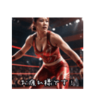 敬語で！女子プロレスラームーブ（個別スタンプ：2）