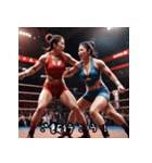 敬語で！女子プロレスラームーブ（個別スタンプ：12）