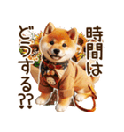 柴犬の待ち合わせ＆日常会話（個別スタンプ：24）