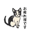 版画シャム猫！ 敬語！(版画Vol.3)（個別スタンプ：1）