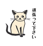 版画シャム猫！ 敬語！(版画Vol.3)（個別スタンプ：13）