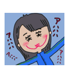 大きな文字で見やすく可愛いスタンプ（個別スタンプ：9）