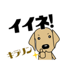 大きな文字 優しい気づかい 犬好きさんへ（個別スタンプ：4）