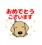 大きな文字 優しい気づかい 犬好きさんへ（個別スタンプ：36）