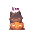 ハロウィン黒猫ちゃん（個別スタンプ：19）