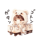 着ぐるみくまちゃんがんばるたけちゃん。（個別スタンプ：34）