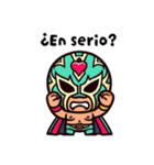 メキシコのルチャリブレくん（個別スタンプ：6）