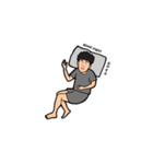 アフロの日常 part1（個別スタンプ：1）