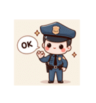 警察官スタンプシリーズ（個別スタンプ：2）