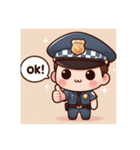 警察官スタンプシリーズ（個別スタンプ：3）