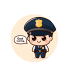 警察官スタンプシリーズ（個別スタンプ：8）