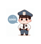 警察官スタンプシリーズ（個別スタンプ：12）