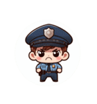 警察官スタンプシリーズ（個別スタンプ：16）