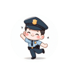 警察官スタンプシリーズ（個別スタンプ：21）