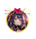 魔女・誕生日おめでとう☆記念日・使える（個別スタンプ：21）