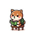 カメ柴#秋を感じるスタンプ（個別スタンプ：8）