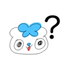 (フォント) 水色モード♪のいんでぃ♪（個別スタンプ：18）