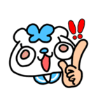 (フォント) 水色モード♪のいんでぃ♪（個別スタンプ：21）