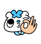 (フォント) 水色モード♪のいんでぃ♪（個別スタンプ：22）