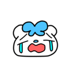 (フォント) 水色モード♪のいんでぃ♪（個別スタンプ：25）