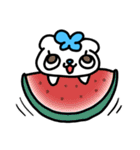 (フォント) 水色モード♪のいんでぃ♪（個別スタンプ：38）