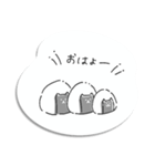 ステッカー風♡線画ねこシンプル（個別スタンプ：18）