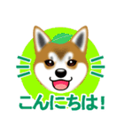 柴犬シオンくんのスタンプだよ(秋田弁入)（個別スタンプ：3）