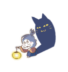 ヒゲザムライYUMIKO 秋（個別スタンプ：1）