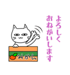 素直になれない不器用な猫様17 秋冬遊ぼっ（個別スタンプ：15）