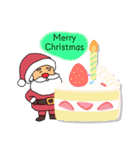 クリスマスサンタさんのスタンプ（個別スタンプ：25）