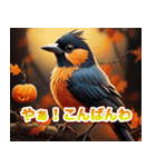 ハッピーハロウィン鳥 キッキ（個別スタンプ：4）