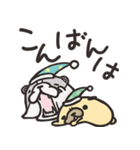 ぶるどっくまとぱぐま（個別スタンプ：3）