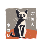 版画シャム猫！(版画Vol.4)（個別スタンプ：11）