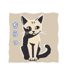 版画シャム猫！(版画Vol.4)（個別スタンプ：28）