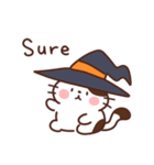 ねこたまの英語（ハロウィンver）（個別スタンプ：8）