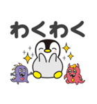 ハロウィン♡ペンギン【デカ文字】（個別スタンプ：21）