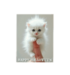 指に乗るちっちゃい子猫のハロウィン…他（個別スタンプ：6）