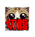 ダイエット我慢熟語 猫編（個別スタンプ：36）