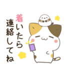 飛び出す！ねことシマエナガ ＆ 待ち合わせ（個別スタンプ：16）