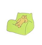 ねこ？の日常スタンプ（個別スタンプ：1）