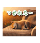 毎日使えるかわいい柴犬【連絡・家族】（個別スタンプ：9）