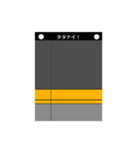 きつね鉄道のスタンプ快特（個別スタンプ：19）