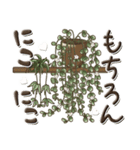 文字と草花『よく使う言葉』（個別スタンプ：19）