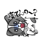 奮闘するパピヨンとちょっとめんだこ（個別スタンプ：9）